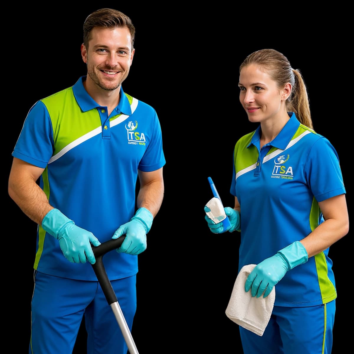 Professional New Zealand cleaning service team